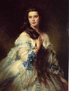 Franz Xaver Winterhalter Madame Barbe de Rimsky-Korsakov oil painting on canvas